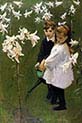 Vickers Children in Garden